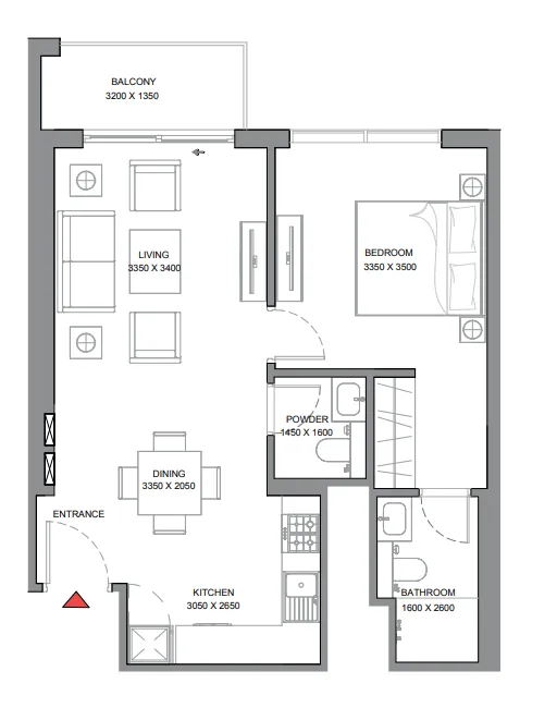 1 bed
