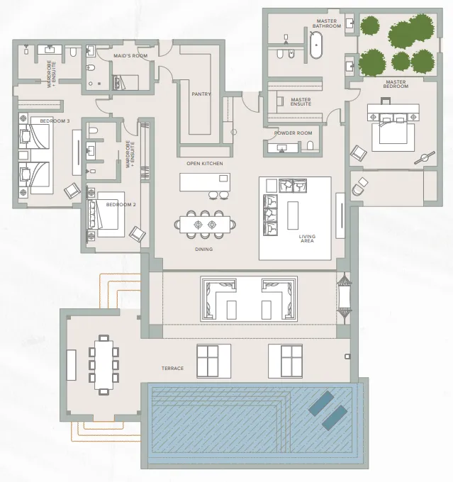 3BR Layout