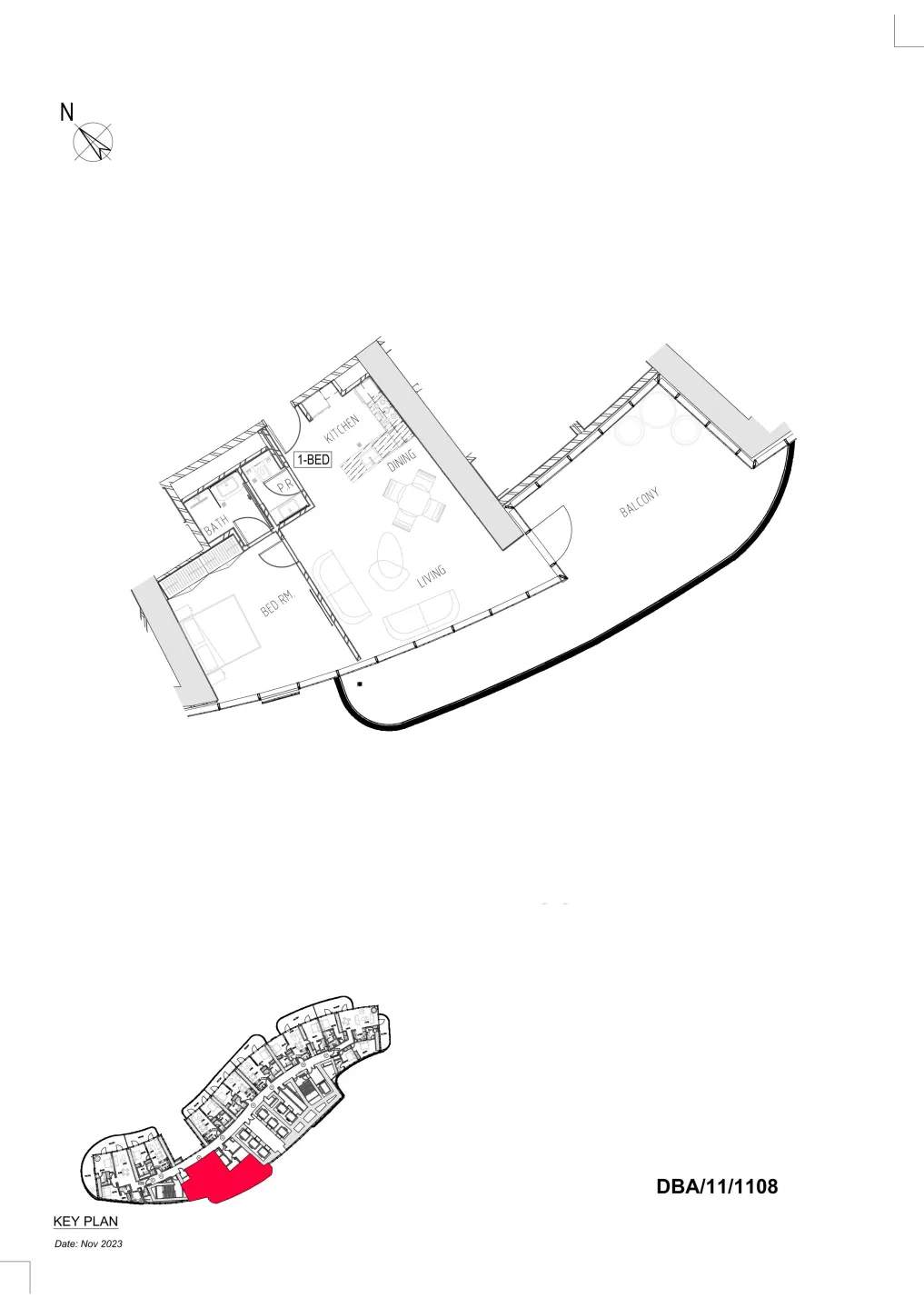 1 bed