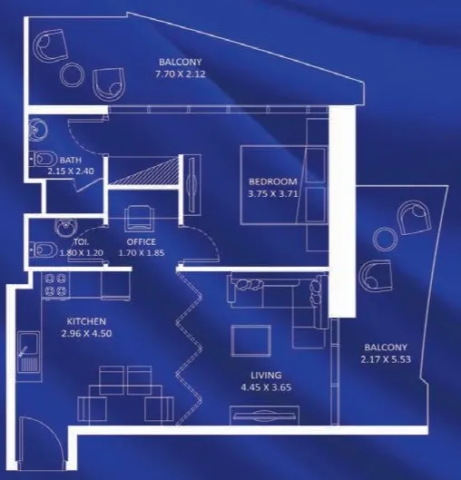 1 bed