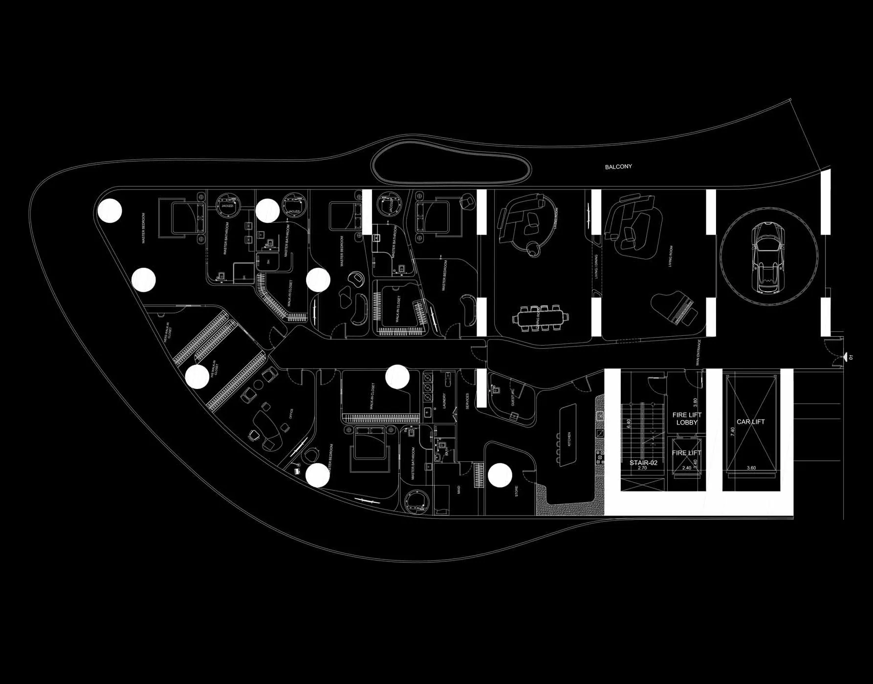 4 bedrooms floor plan