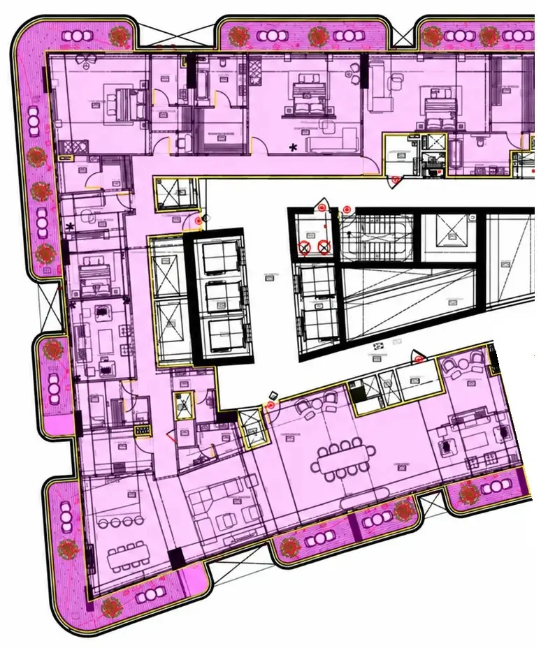 4 bedrooms floor plan