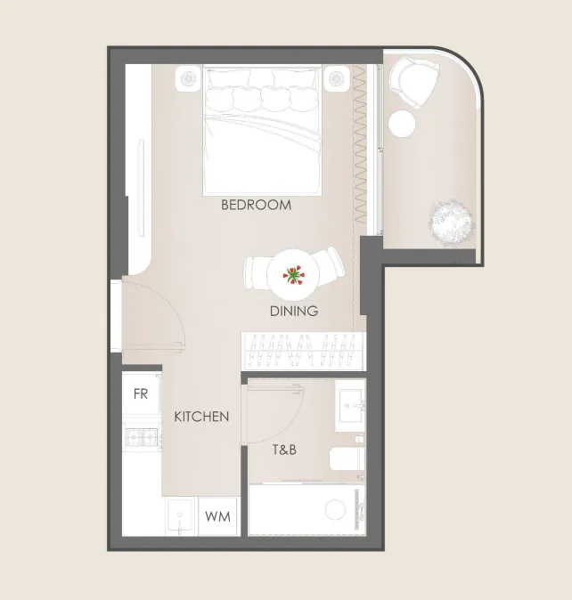 Studio floor plan