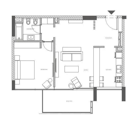 1 bed