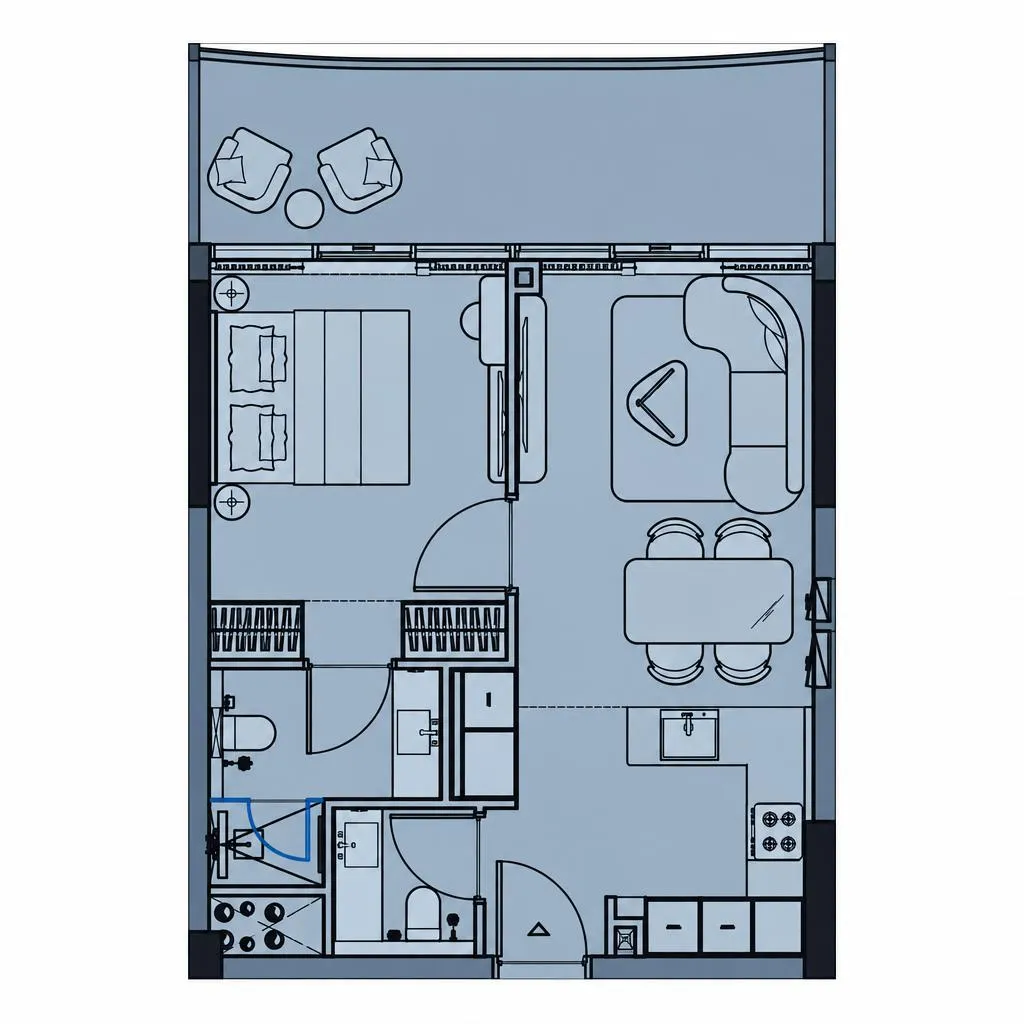 1 bed