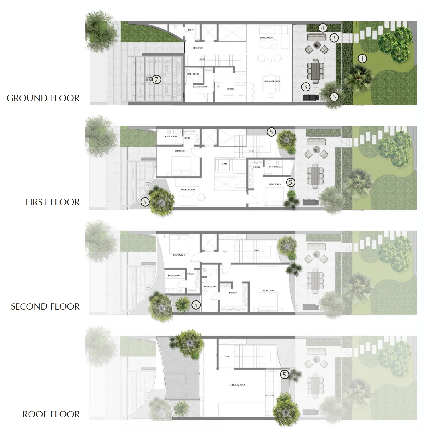 Zaya Developer Lunaya floor plan