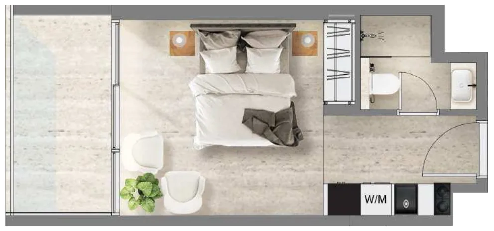 Studio floor plan