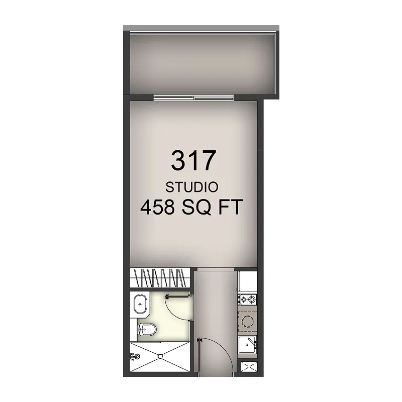 Studio floor plan