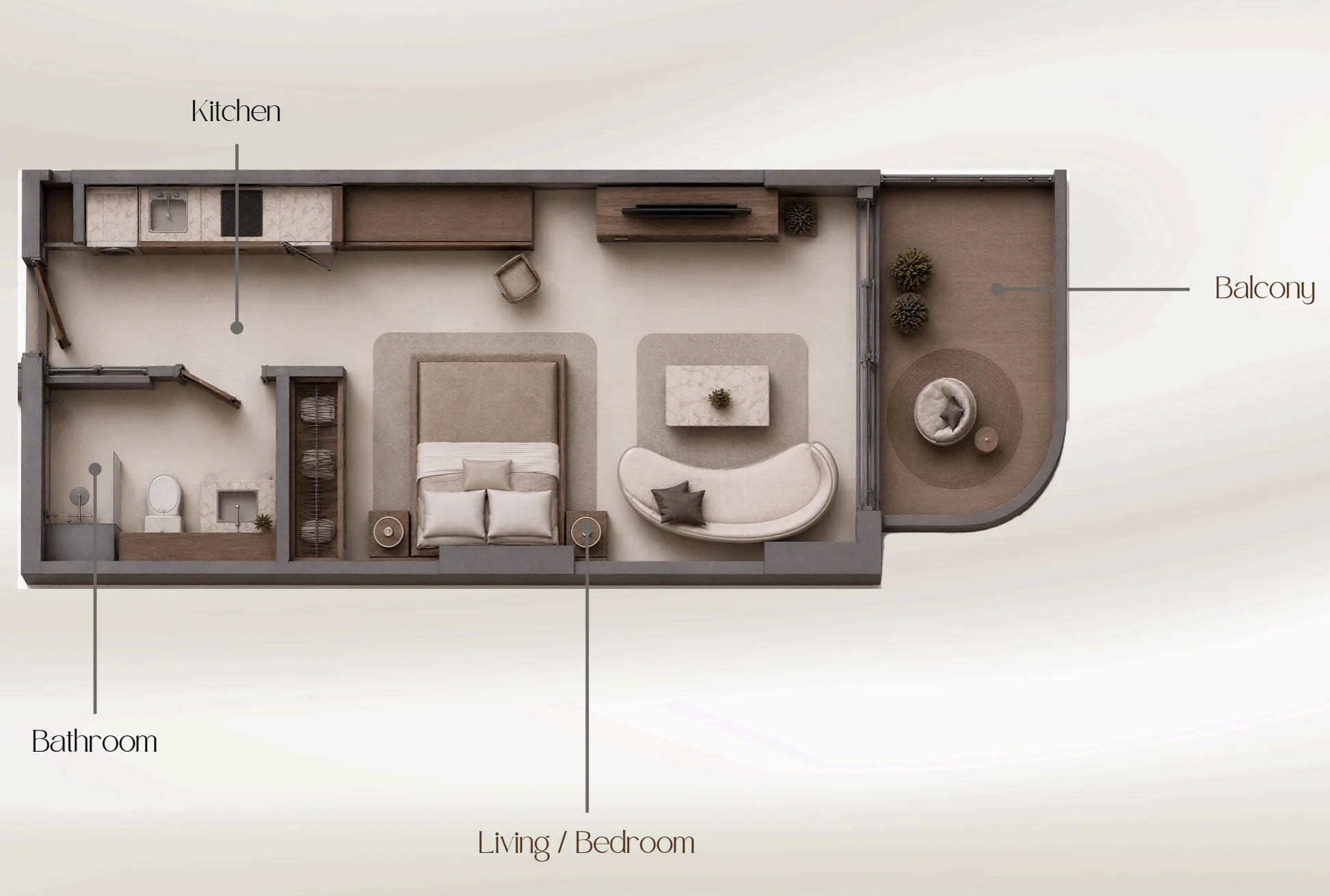 Studio floor plan
