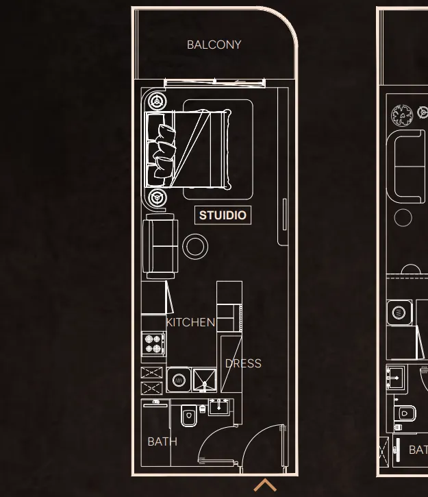 Studio floor plan