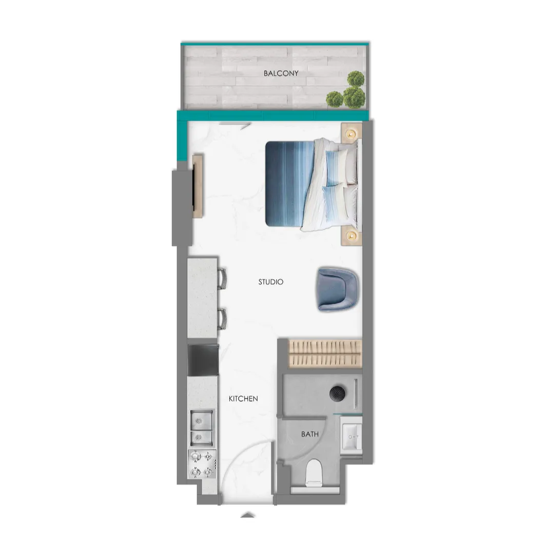 Studio floor plan