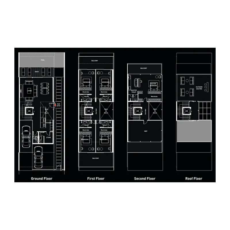 5-bedroom home floor plan