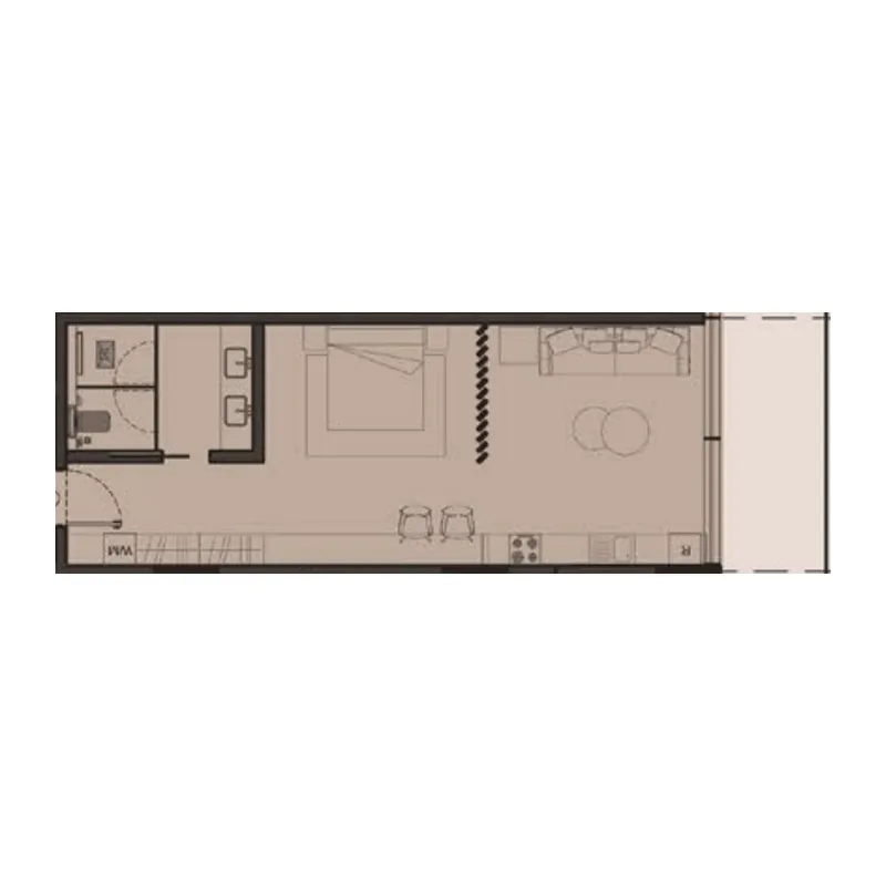 Studio floor plan