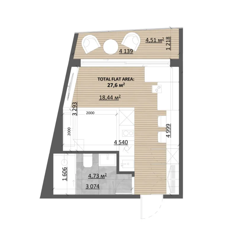 0BR Layout