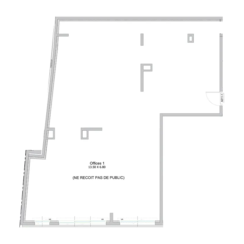 Residence Come — Studio floor plan