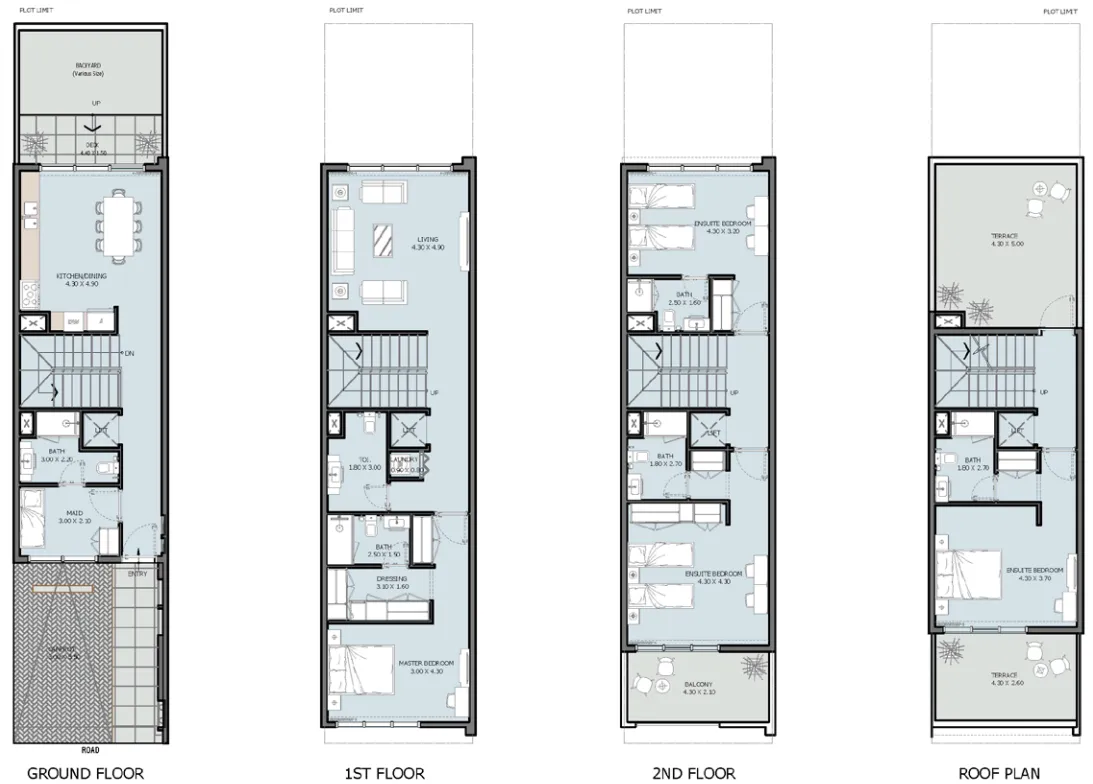 Verdana VIII — 4 Bedrooms floor plan