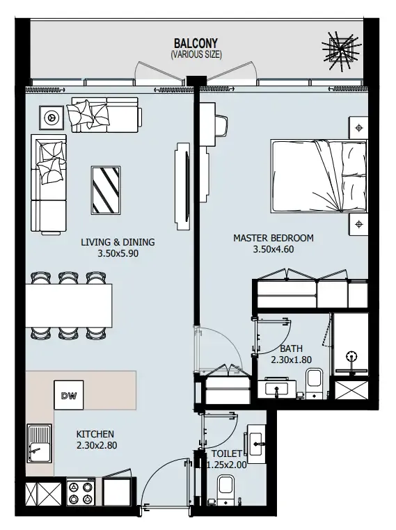 Verdana IX — 4 Bedrooms floor plan