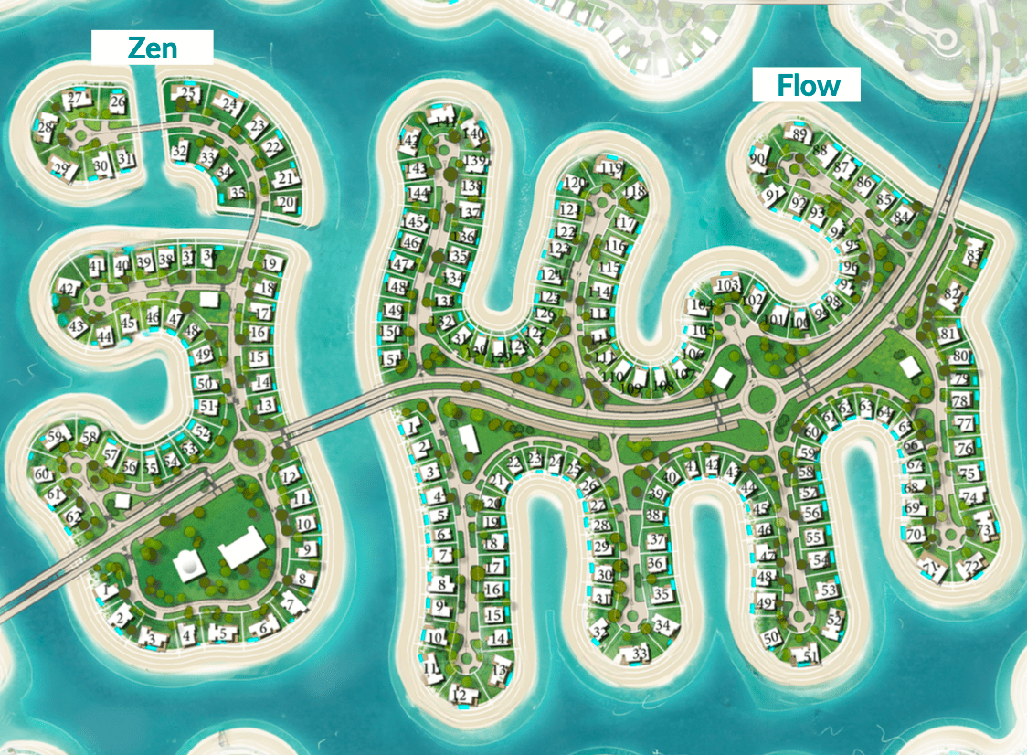 Ramhan Island Villas Phase 2 and 3 master plan