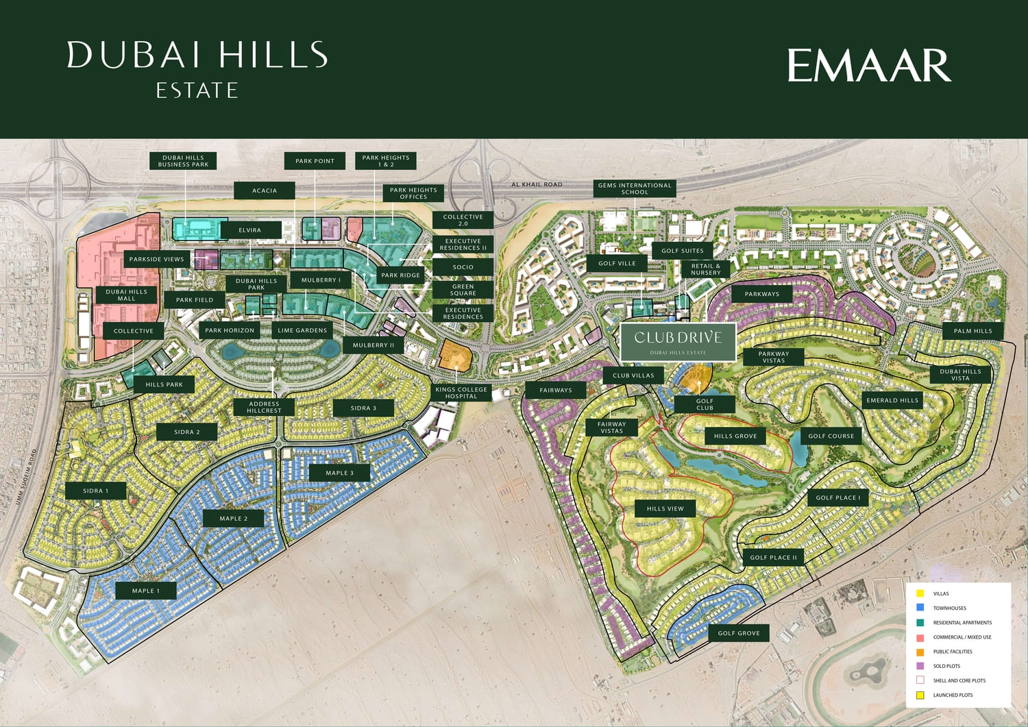 Club Drive master plan