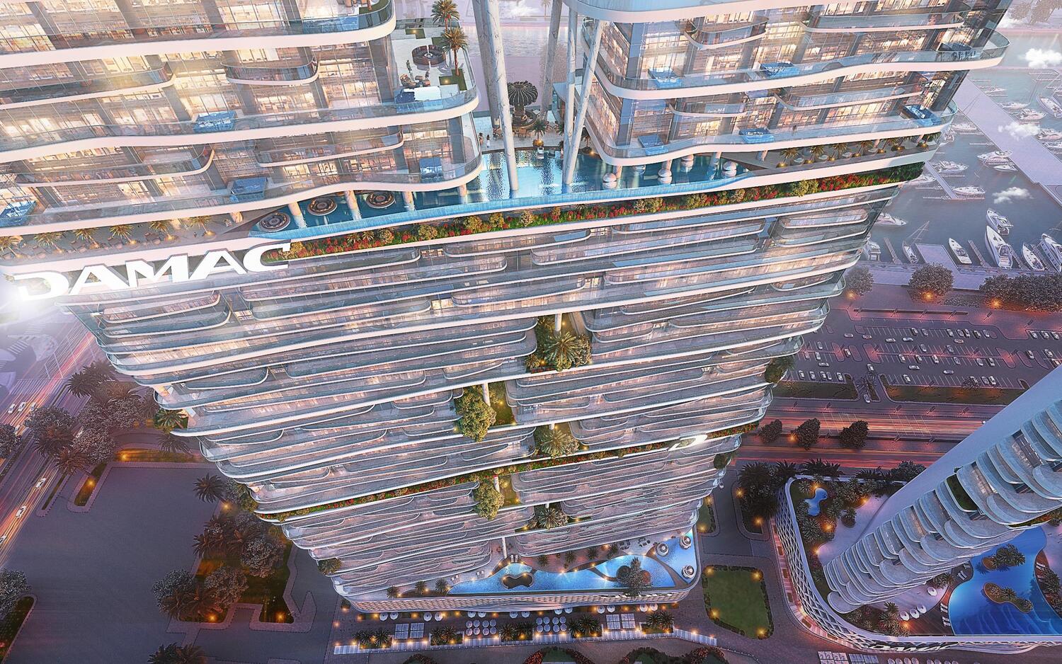 Damac Bay 2 master plan view 2