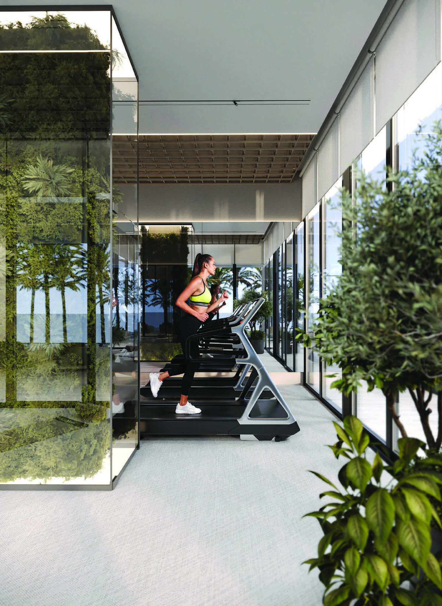 Indoor Gym And Yoga Zone