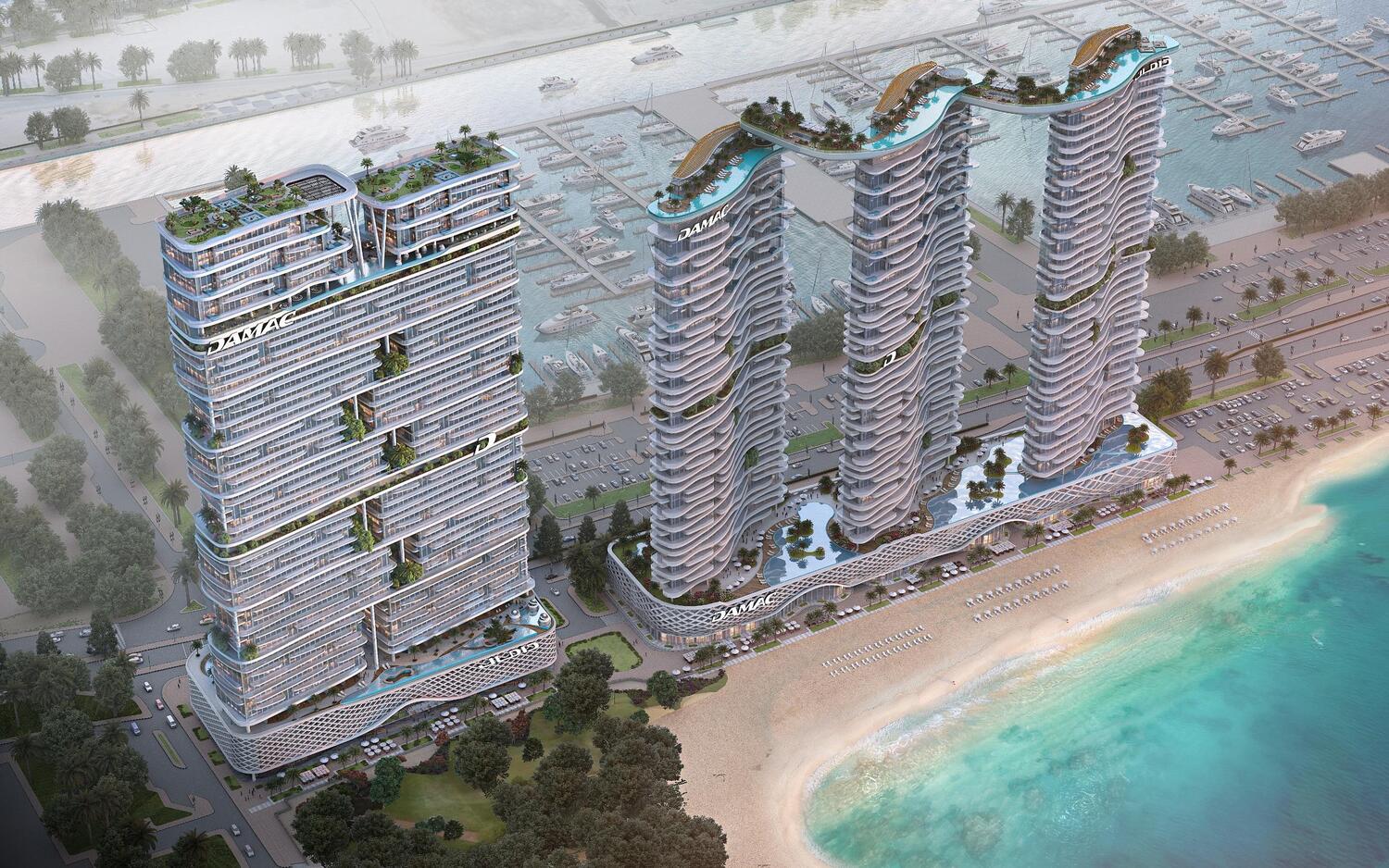 Damac Bay 2 master plan view 6