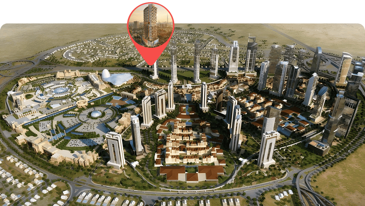 Rabdan Gates master plan 1