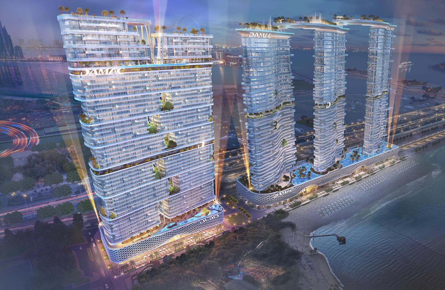 Damac Bay 2 master plan view 1