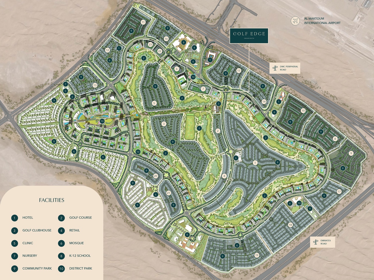 Golf Edge master plan