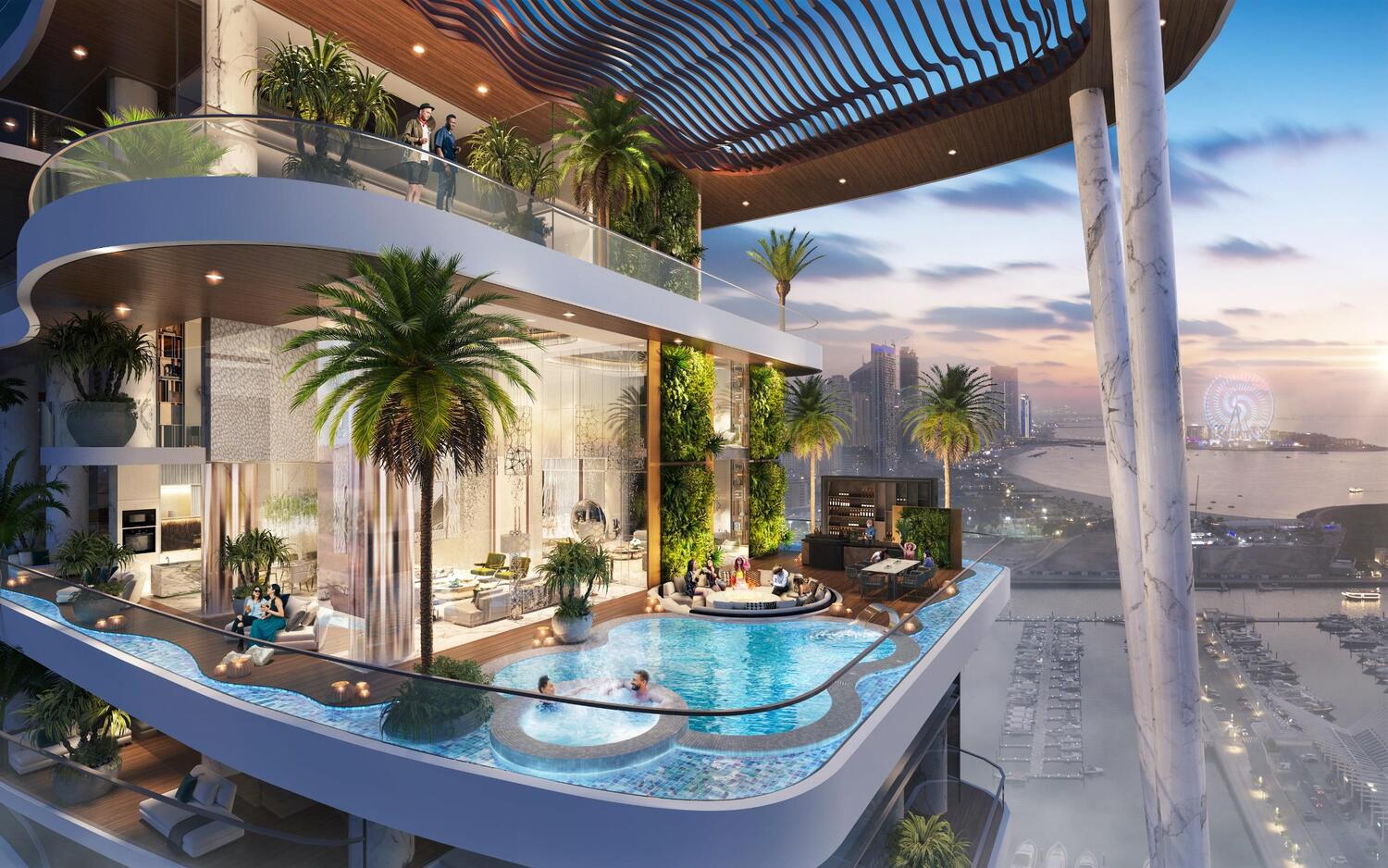 Damac Bay 2 master plan view 4
