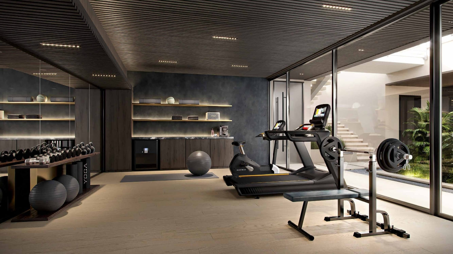 Gym amenity image at Mews Mansions