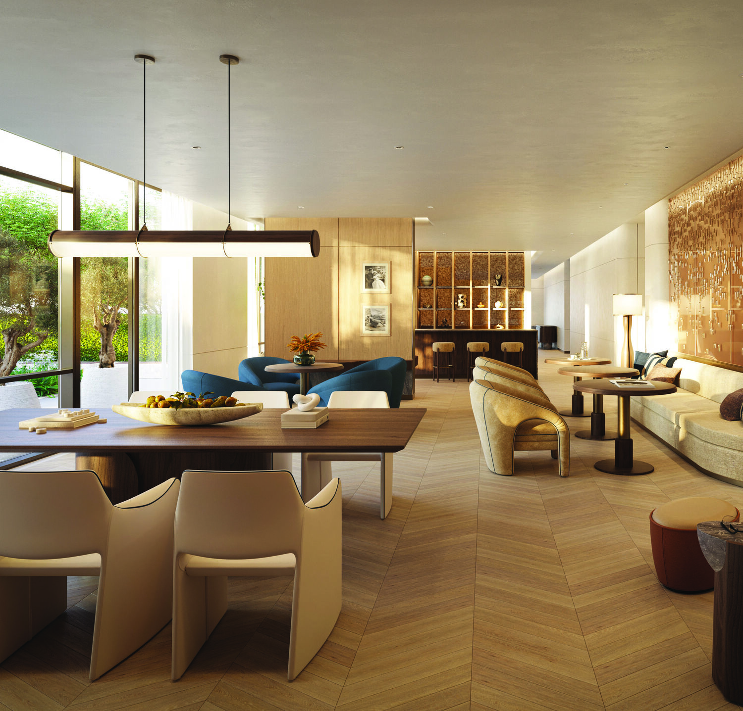 Residents' Cafe & Co-Working Lounge