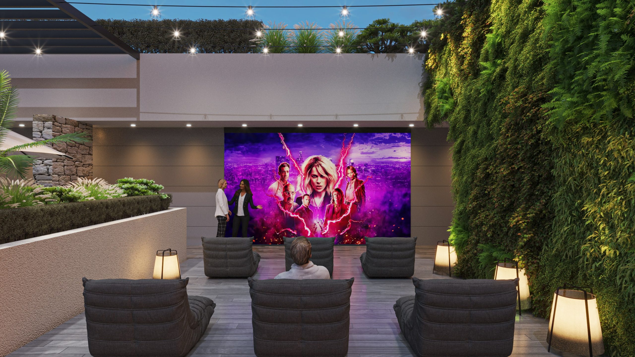 Rooftop Outdoor Cinema
