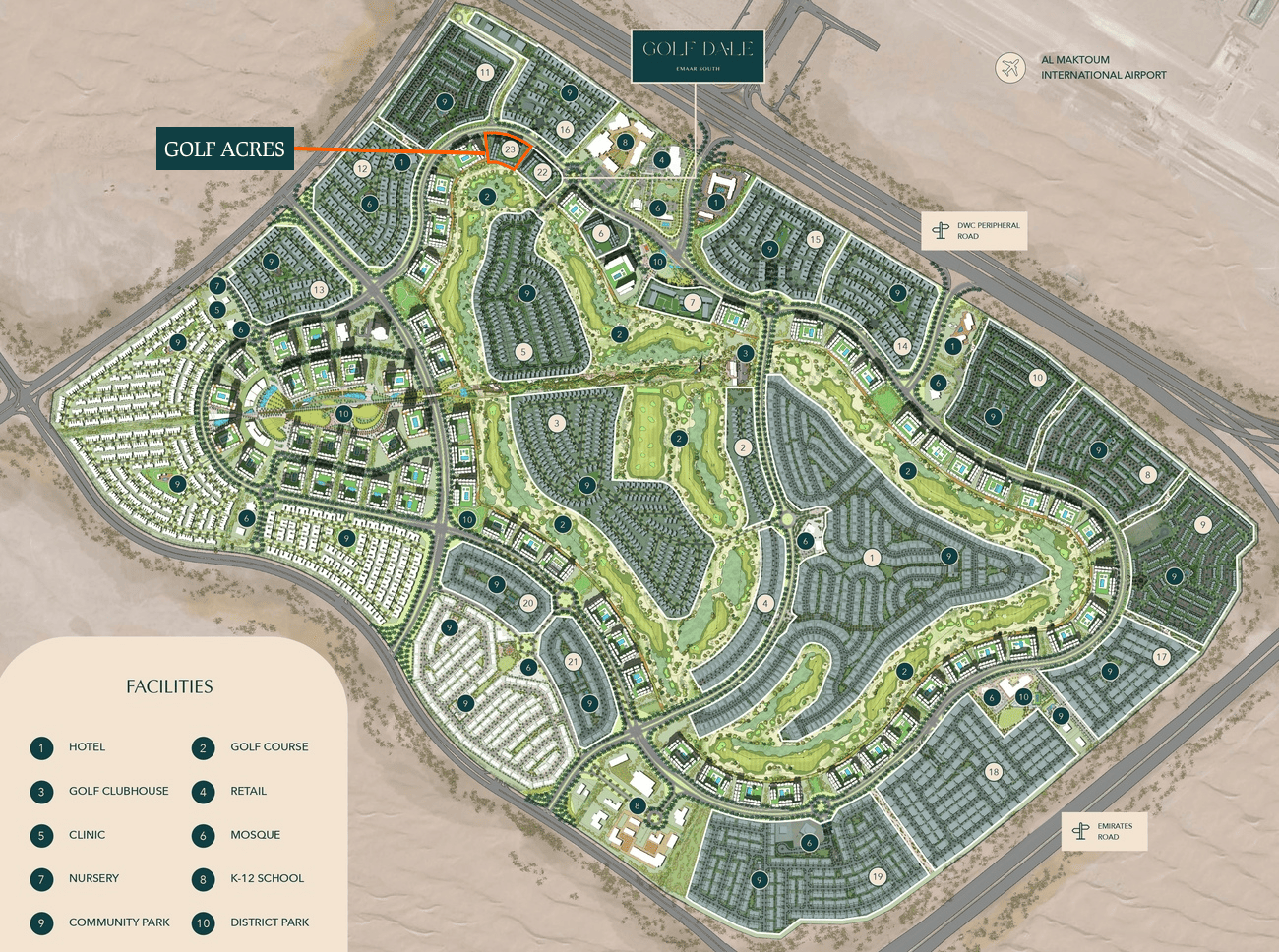 Golf Acres master plan