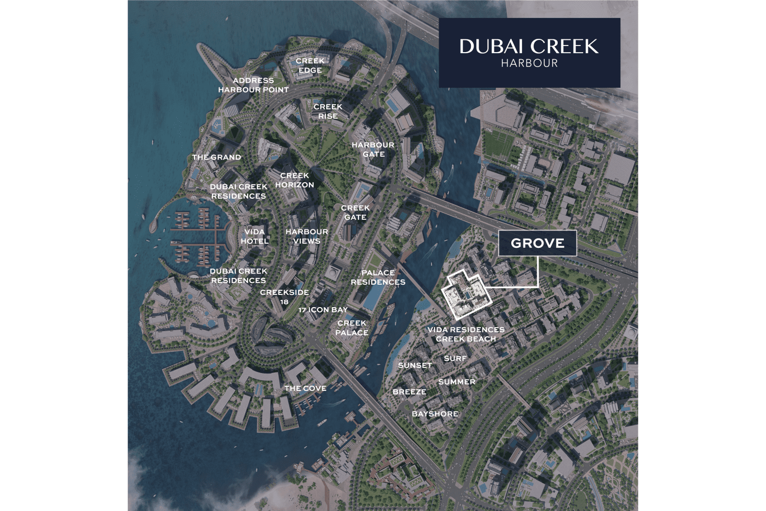 Grove Creek Beach master plan