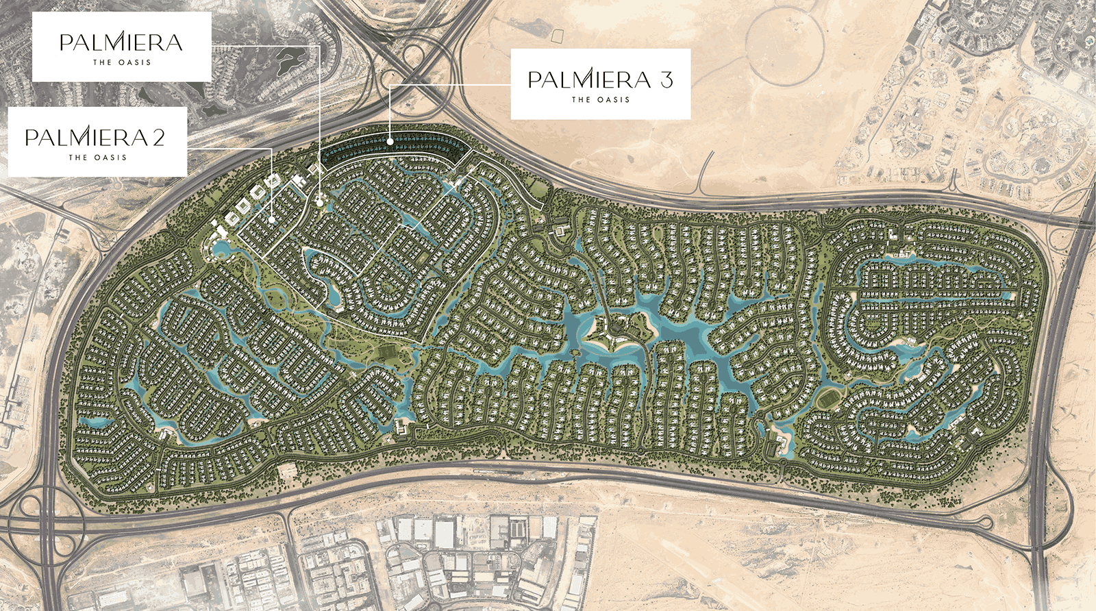 The Oasis Palmiera master plan