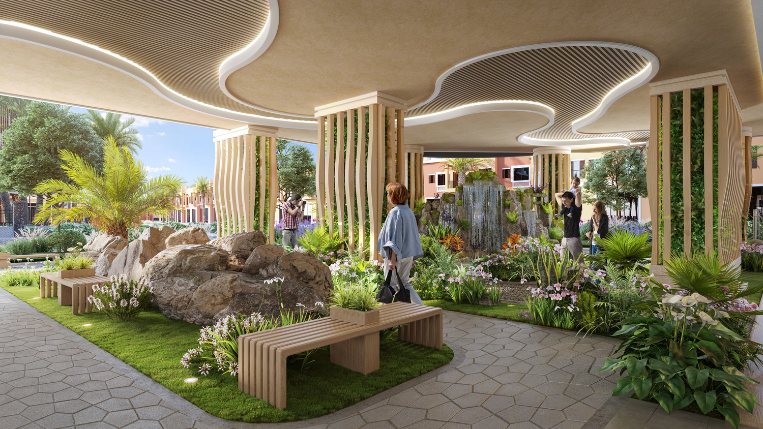 Wellness Garden & Rock Oasis amenity image at Vega
