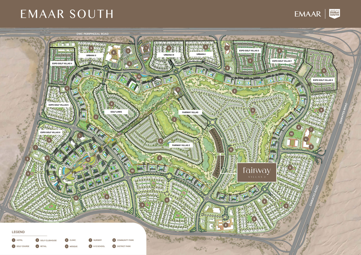 Fairway Villas 3 master plan