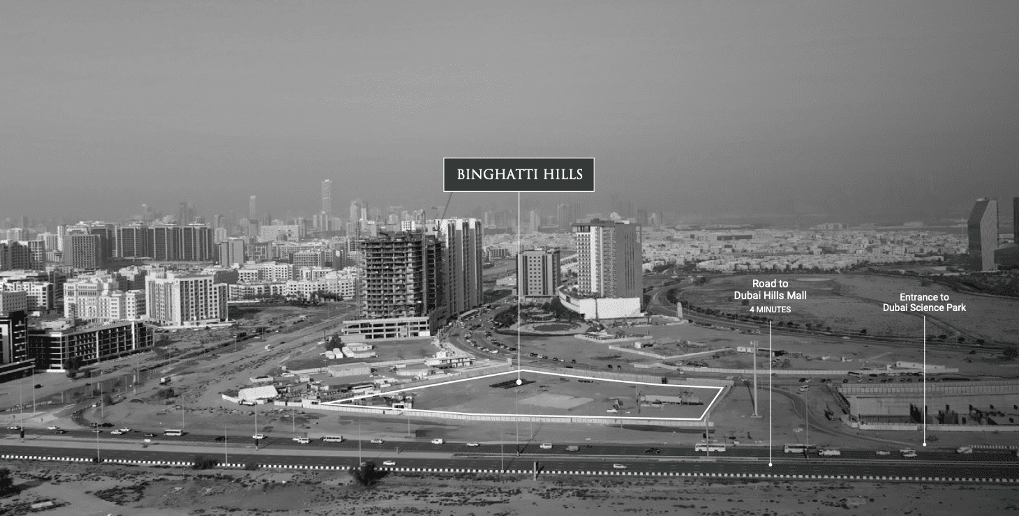 Binghatti Hills master plan 1