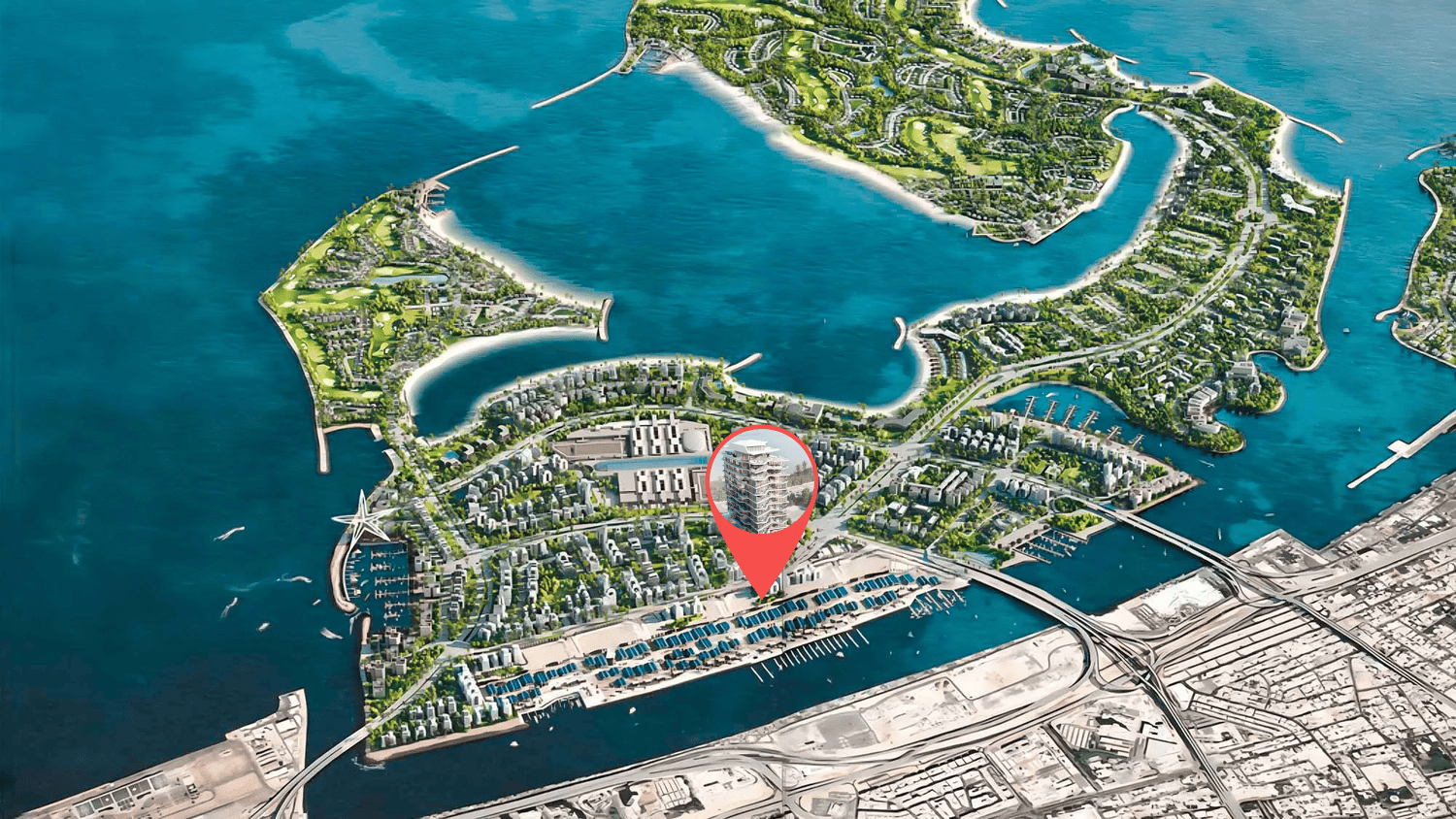المخطط الرئيسي لـ Coastal Haven