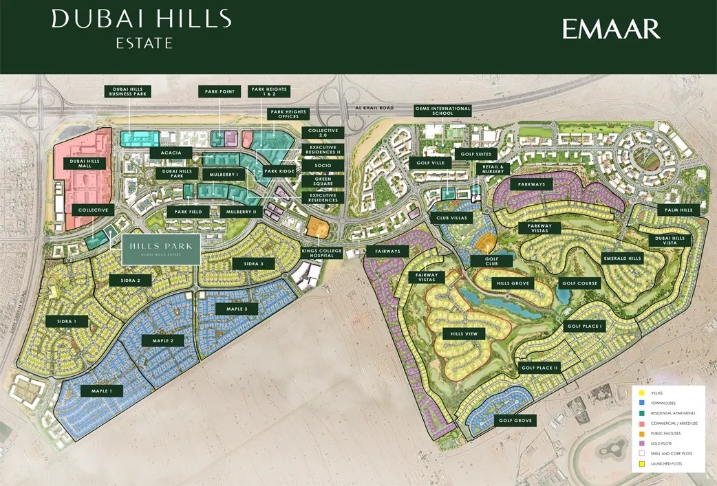 Hills Park master plan