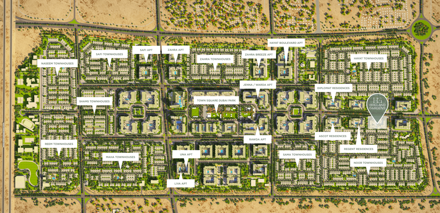 Holland Gardens master plan