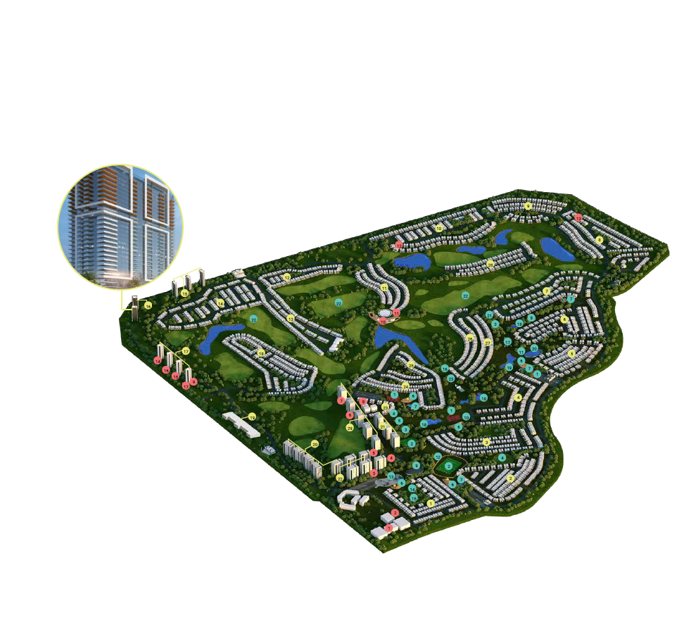 Damac Hills - Golf Gate master plan