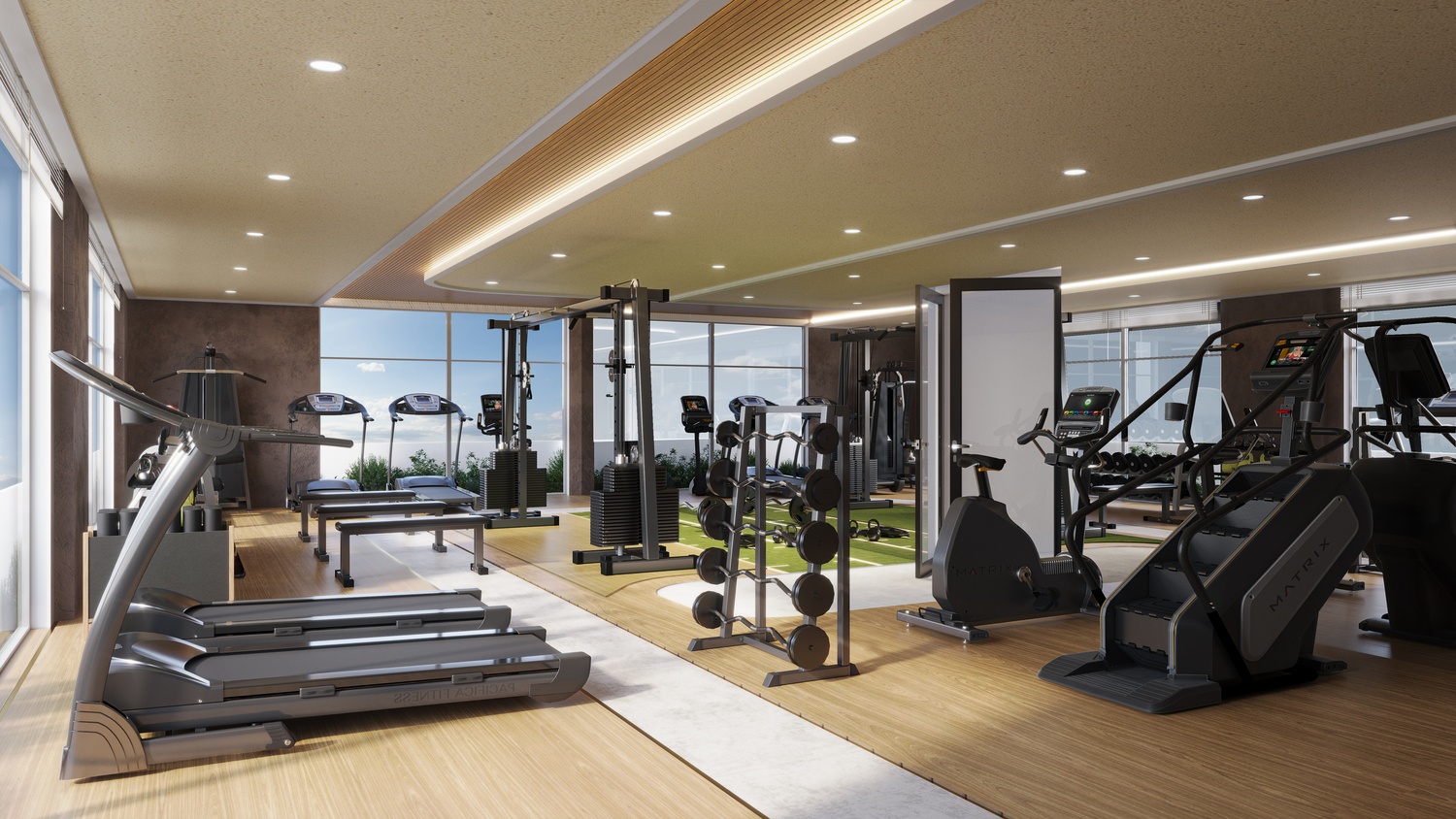 Fully Equipped Gym amenity image at Vega