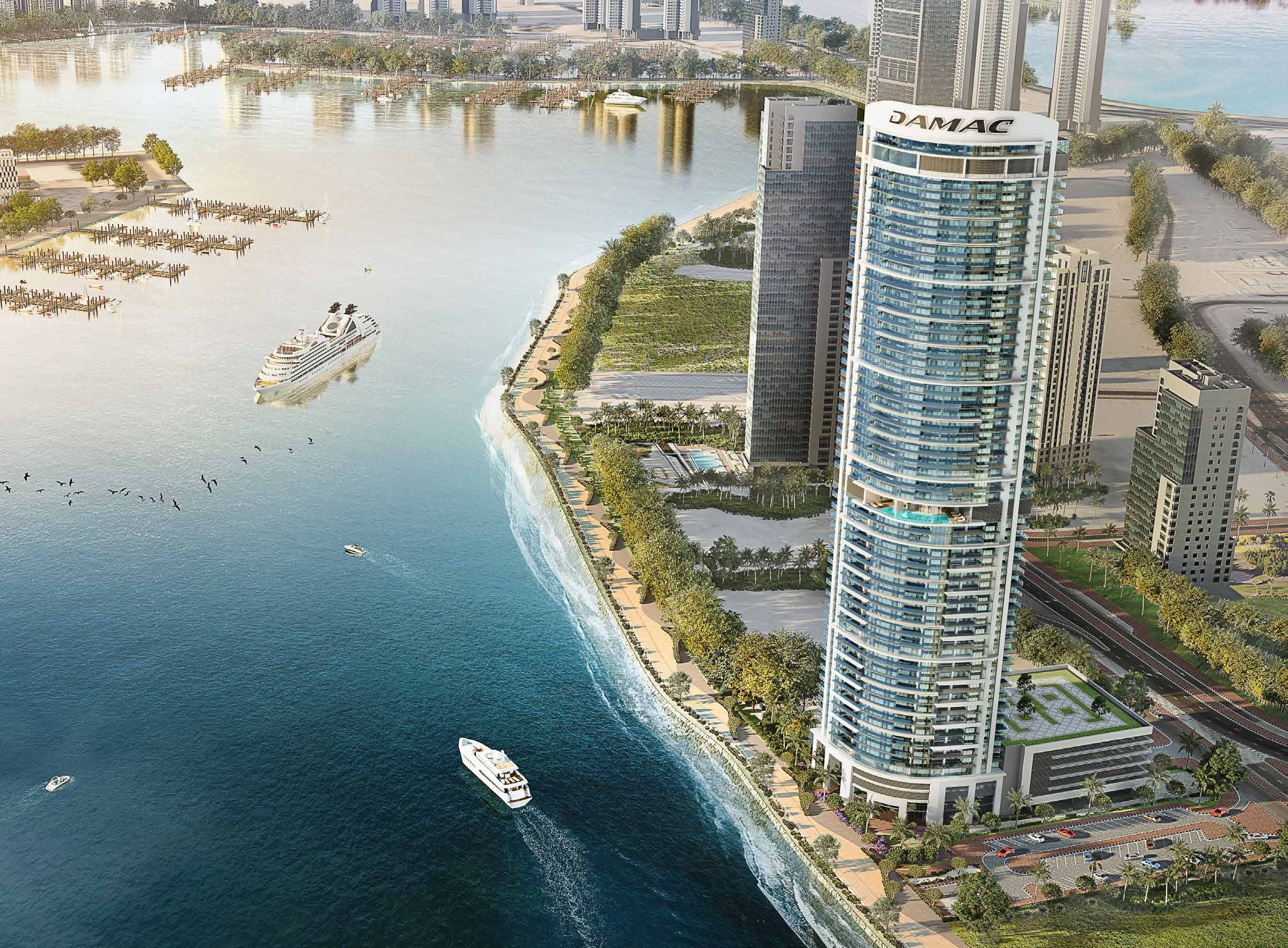 Damac Harbour Lights master plan view 5