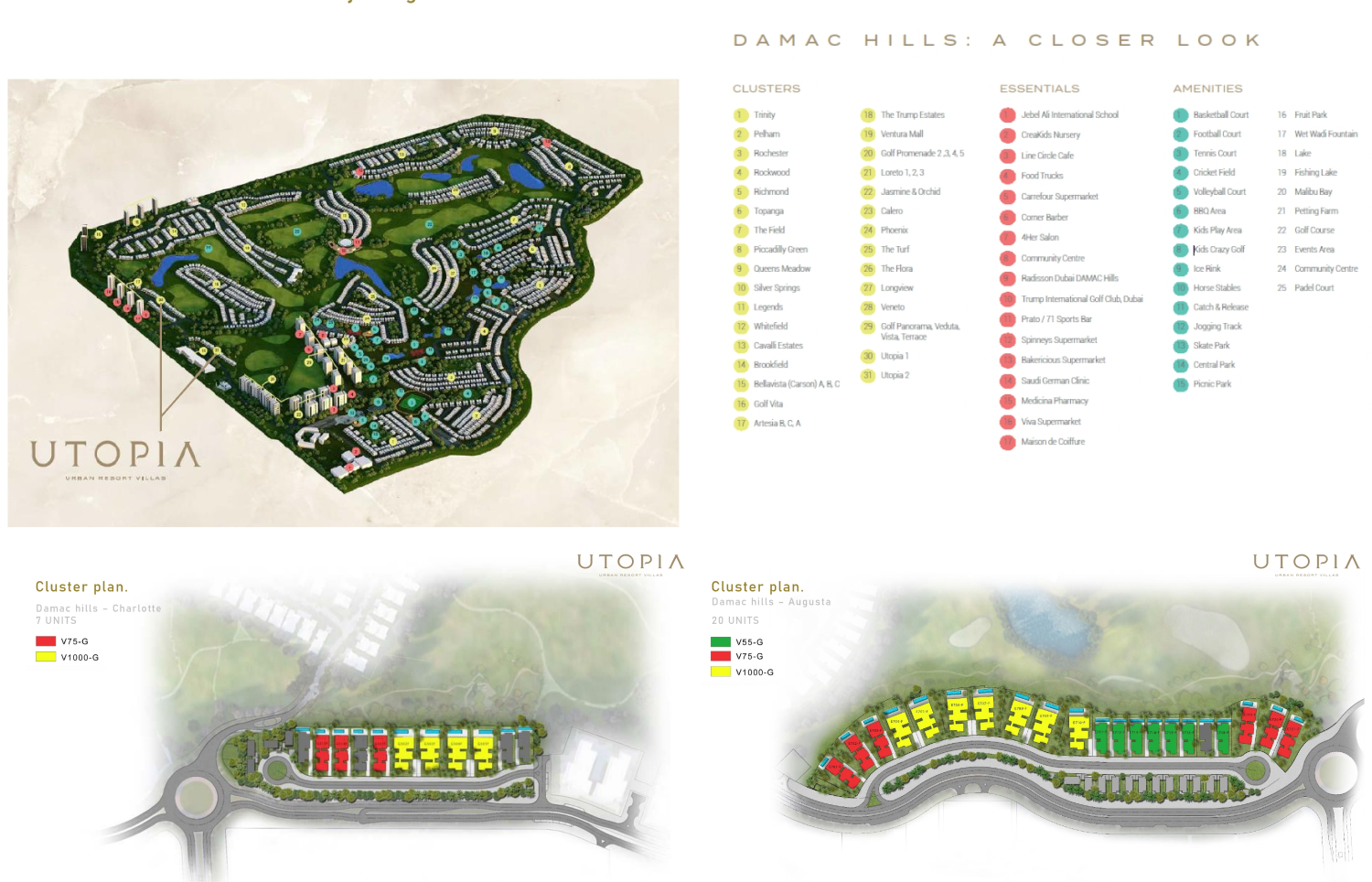 Damac Hills - Utopia master plan