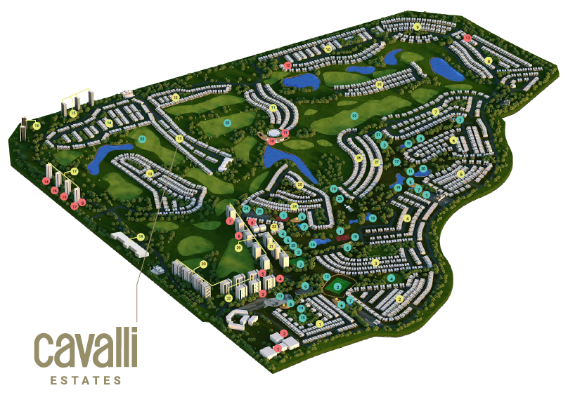 Damac Hills - Cavalli Estates master plan