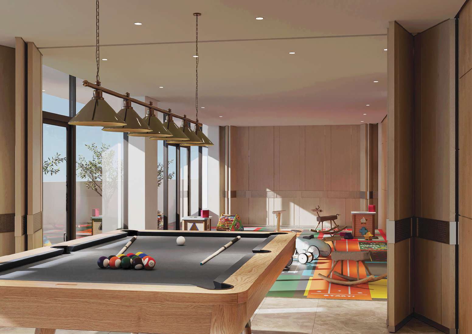 Kids Play Area & Billiards
