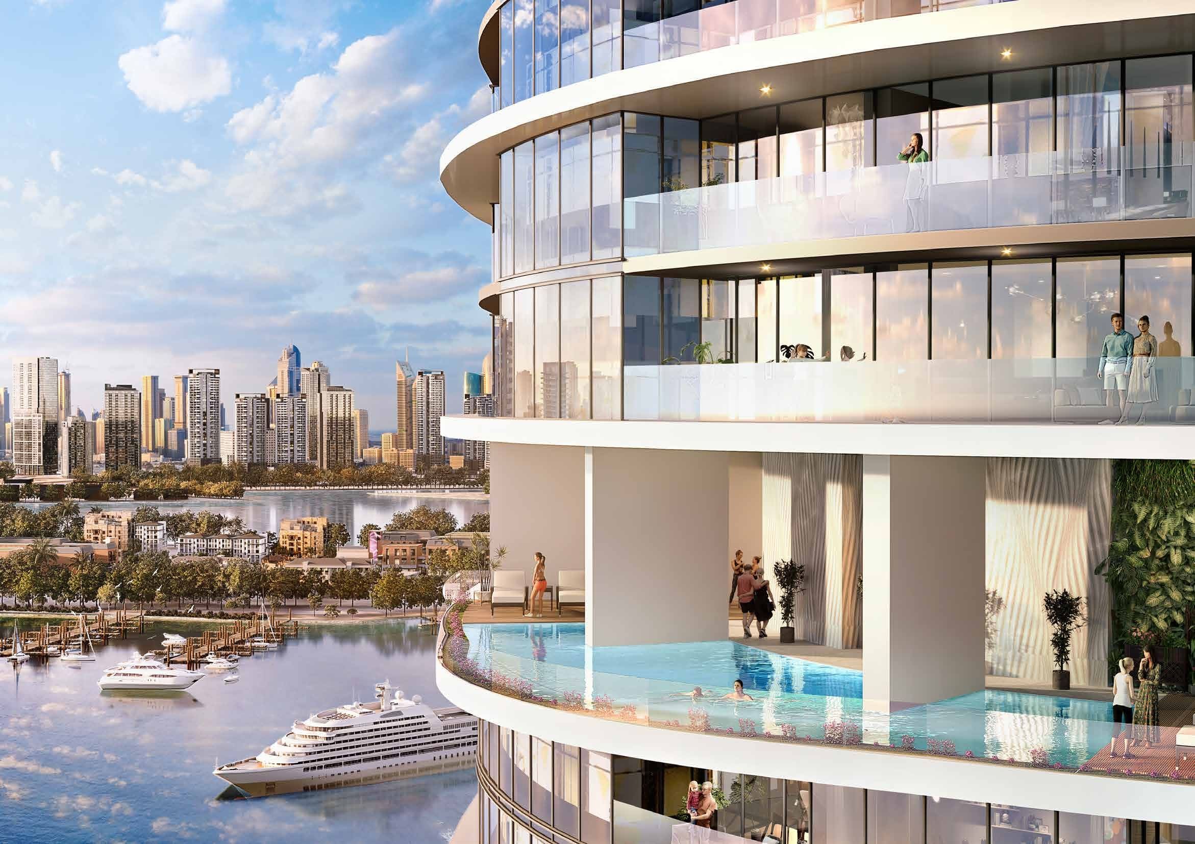 Damac Harbour Lights master plan view 4