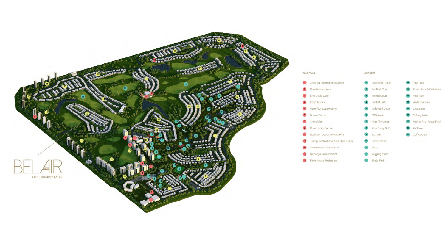 Damac Hills - Belair Phase 2 master plan